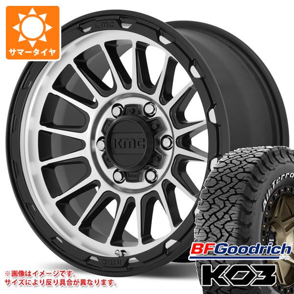 サマータイヤ 265/65R18 117/114S BFグッドリッチ オールテレーンT/A KO3 ホワイトレター KMC KM542 インパクト 9.0-18