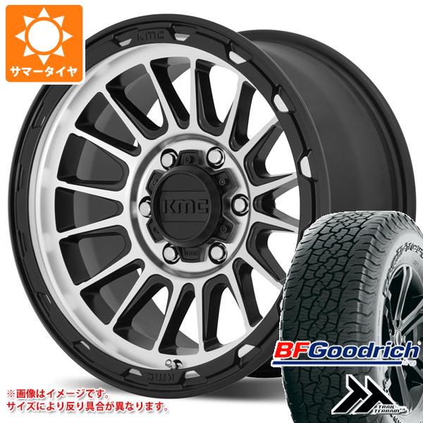 ランドクルーザー プラド 150系用 サマータイヤ BFグッドリッチ トレールテレーンT/A 265/65R18 114T アウトラインホワイトレター KMC KM542 インパクト 9.0-18