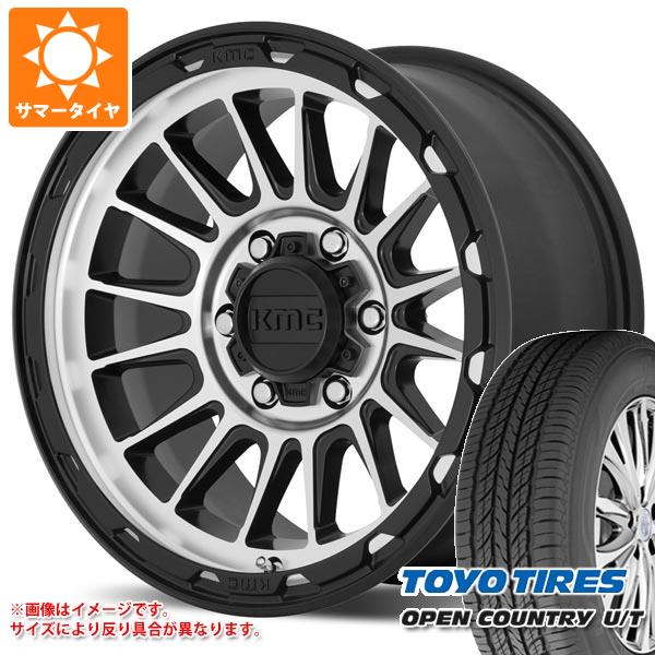 ハイラックス 120系用 サマータイヤ トーヨー オープンカントリー U/T 265/65R17 112H KMC KM542 インパクト 8.0 17 :km542bm 28543 t80994yt:タイヤマックス