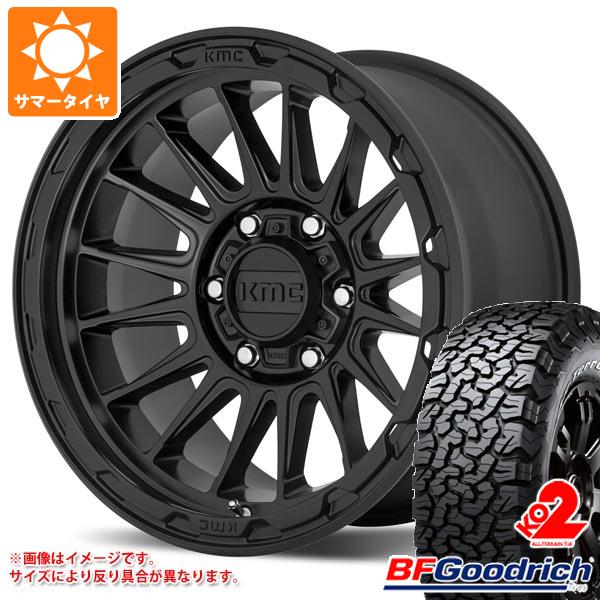 5本セット ジープ ラングラー JK/JL系用 サマータイヤ BFグッドリッチ オールテレーン T/A KO2 LT285/65R18 125/122R ホワイトレター KMC KM542 インパクト :km542sbw 24243 j27131p 5:タイヤマックス