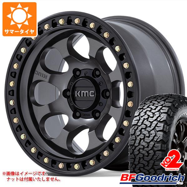 5本セット ジープ ラングラー JK/JL系用 サマータイヤ BFグッドリッチ オールテレーンT/A KO2 LT265/70R17 121/118S ホワイトレター KMC KM550 ライオト SBL :km550aw 19590 j27102p 5:タイヤマックス