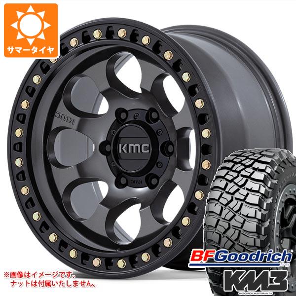 5本セット ジープ ラングラー JK/JL系用 サマータイヤ BFグッドリッチ マッドテレーンT/A KM3 LT265/70R17 121/118Q KMC KM550 ライオト SBL :km550aw 27566 j27102p 5:タイヤマックス