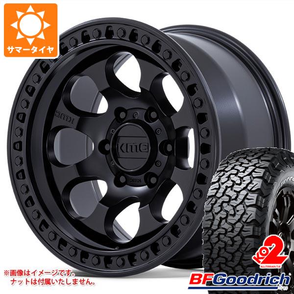 5本セット ジープ ラングラー JK/JL系用 サマータイヤ BFグッドリッチ オールテレーンT/A KO2 35x12.50R17LT 121R ホワイトレター KMC KM550 ライオト SBL :km550sbw 24245 j27123p 5:タイヤマックス