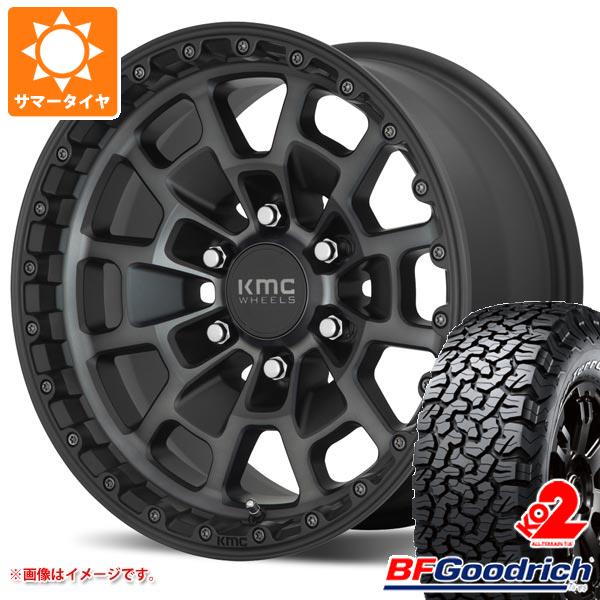 サマータイヤ 285/70R17 116/113S BFグッドリッチ オールテレーンT/A KO2 ブラックレター KMC KM718 サミット 8.5 17 :km716bt6 36031:タイヤマックス