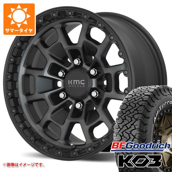 2026年製 サマータイヤ 265/70R17 118/115S BFグッドリッチ オールテレーンT/A KO3 ホワイトレター KMC KM718 サミット 8.5-17