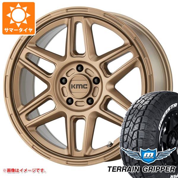 RAV4 50系用 サマータイヤ モンスタ テレーングリッパー 265/65R17 116T XL ホワイトレター KMC KM716 ノマド 8.0-17