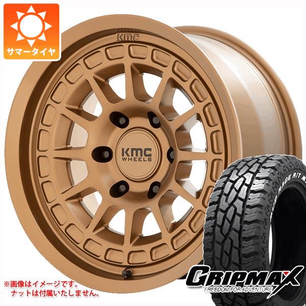 ジープ ラングラー JK/JL系用 サマータイヤ グリップマックス マッドレイジ R/T MAX LT275/70R17 121/118Q ホワイトレター KMC KM719 キャニオン :km719bcw 36513 j27122p:タイヤマックス