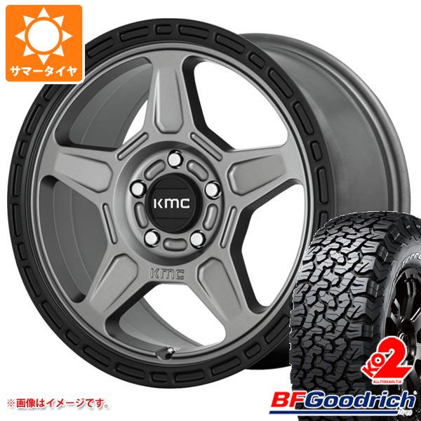 5本セット ジープ ラングラー JK/JL系用 サマータイヤ BFグッドリッチ オールテレーン T/A KO2 33x12.50R17LT 120S ブラックレター KMC KM721 アルパイン