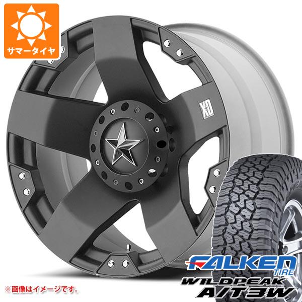 サマータイヤ 285/55R20 122/119Q ファルケン ワイルドピーク A/T3W KMC XD775 ロックスター 8.5-20