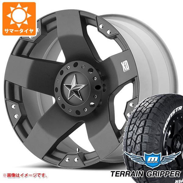 サマータイヤ 285/55R20 122/119Q モンスタ テレーングリッパー ホワイトレター KMC XD775 ロックスター 8.5-20