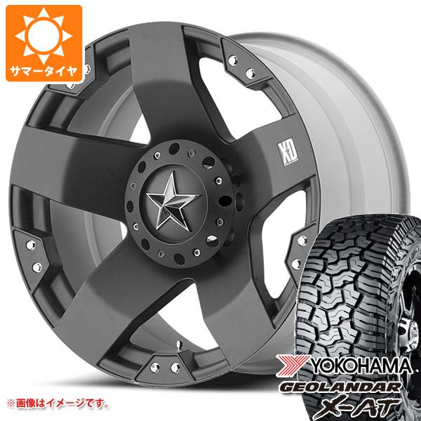 ハイラックス 120系用 サマータイヤ ヨコハマ ジオランダー X AT G016 275/55R20 117T XL ブラックレター KMC XD775 ロックスター 8.5 20 : kmcxd775 40854 t801001yt : タイヤマックス