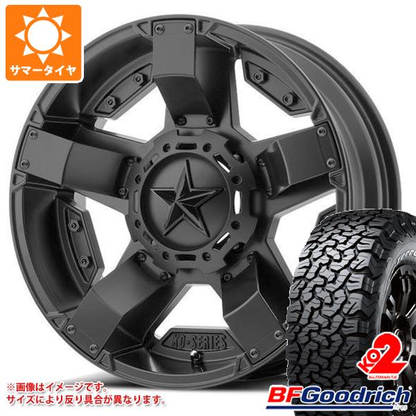 ジープ ラングラー JK/JL系用 サマータイヤ BFグッドリッチ オールテレーン T/A KO2 35x12.50R20LT 121R ブラックレター KMC XD811 ロックスター2 :xd811w 27531 j27127p:タイヤマックス