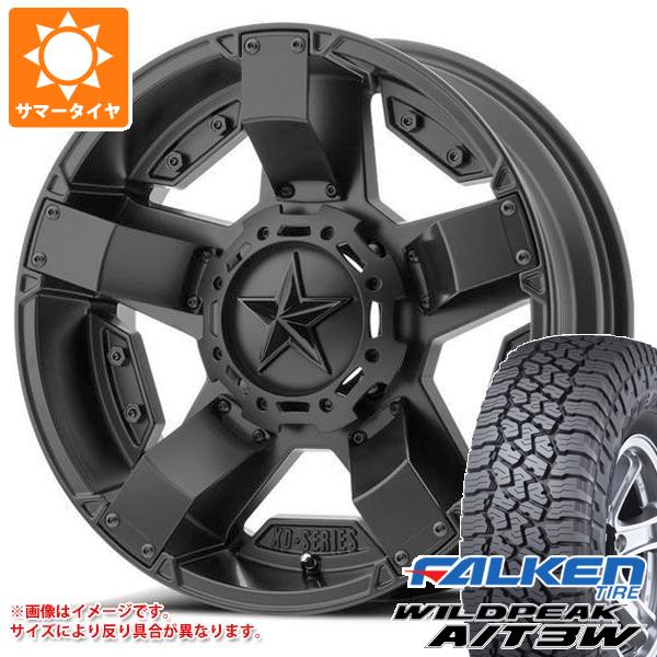 WILDPEAK - RAV4 50系用 炎節タイア ファルケン ワイルドピーク A/T3W 265/65R17 116S XL  KMC XD811 鍵を掛けるはやりっ子2 8.0-17
