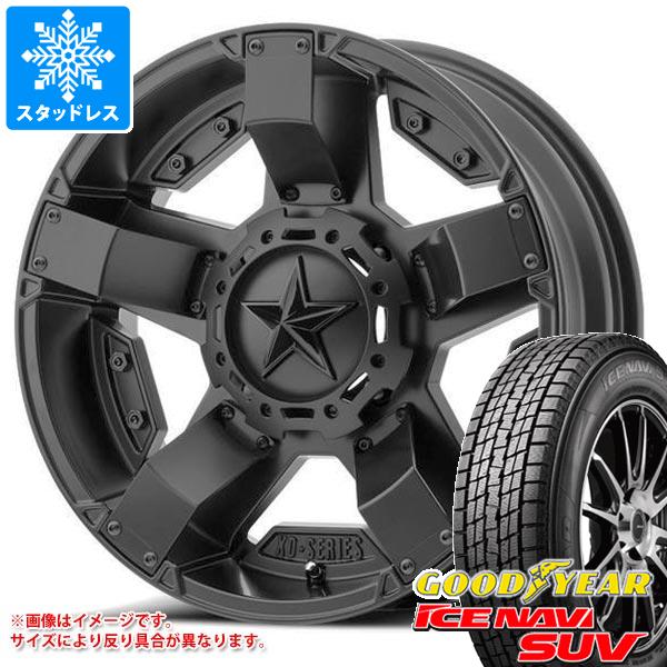 5本セット ジープ ラングラー JK/JL系用 2023年製 スタッドレス グッドイヤー アイスナビ SUV 265/70R17 115Q KMC XD811 ロックスター2