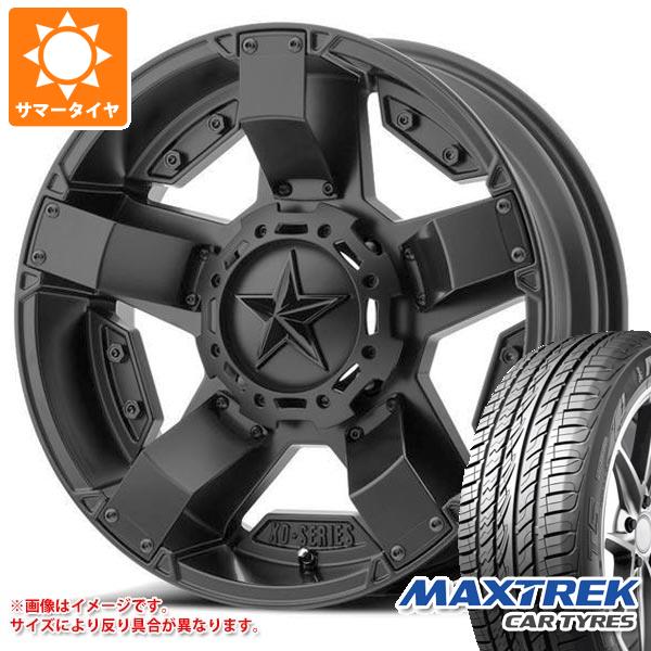 ジープ ラングラー JK/JL系用 サマータイヤ マックストレック フォルティス T5 275/55R20 117V XL KMC XD811 ロックスター2