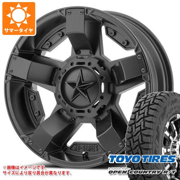 ランドクルーザー プラド 150系用 サマータイヤ トーヨー オープンカントリー R/T LT285/70R17 116/113Q ホワイトレター KMC XD811 ロックスター2 8.0 17 :kmcxd811 35680 t80988yt:タイヤマックス