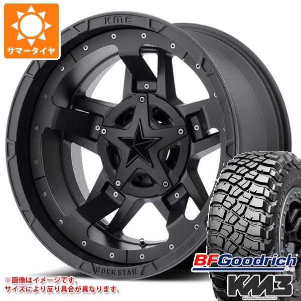 サマータイヤ 265/60R18 119/116Q BFグッドリッチ マッドテレーン T/A KM3 KMC XD827 ロックスター3 9.0 18 : kmcxd827 32385 : タイヤマックス