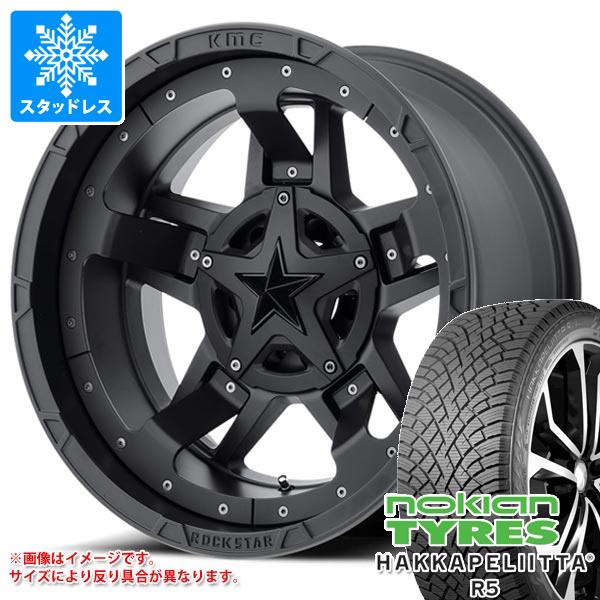 Hakkapeliitta - ジープ ラングラー JK/JL系用 スタッドレス ノキアン ハッカペリッタ R5 SUV 265/65R18 114R KMC XD827 鍵を掛けるはやりっ児3 車、バイク、自転車-タイヤ、ホイール-自動車
