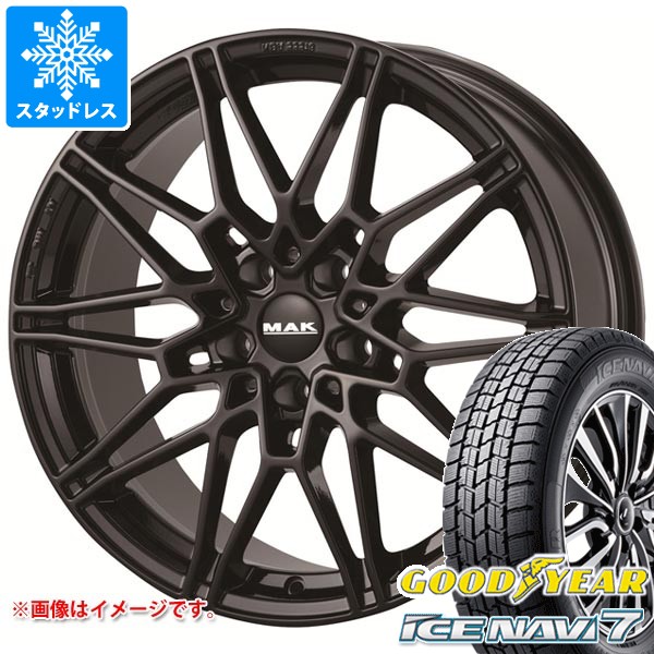 BMW F45/F46 2シリーズ用 スタッドレス グッドイヤー アイスナビ7 225/45R18 91Q MAK ケーニッヒ