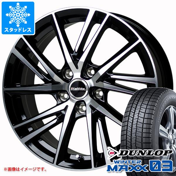 スタッドレスタイヤ ダンロップ ウインターマックス03 WM03 195/60R16 89Q ラフィット LW 06 2 6.5 16 :laflw062 35586:タイヤマックス