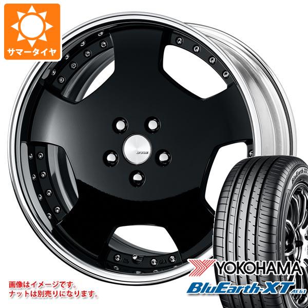 サマータイヤ 235/55R19 105V XL ヨコハマ ブルーアースXT AE61 ワーク ランベック LDZ 8.0 19 :lanldz 37166:タイヤマックス