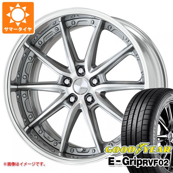 サマータイヤ 225/45R19 96W XL グッドイヤー エフィシエントグリップ RVF02 ワーク ランベック LS10 7.5 19 :lanls10 36611:タイヤマックス