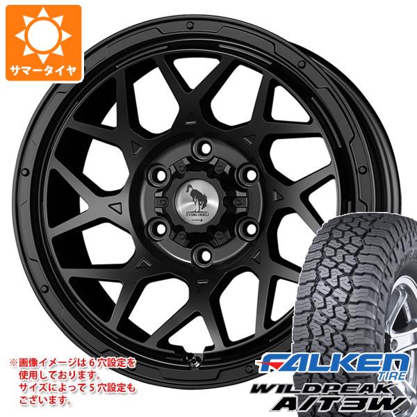 WILDPEAK - デリカD:5用 朱夏タイア ファルケン ワイルドピーク A/T3W LT225/75R16 115/112Q  はやりっ児 ロディオドライブ 8M モノ 7.0-16 車、バイク、自転車-自動車-タイヤ、ホイール