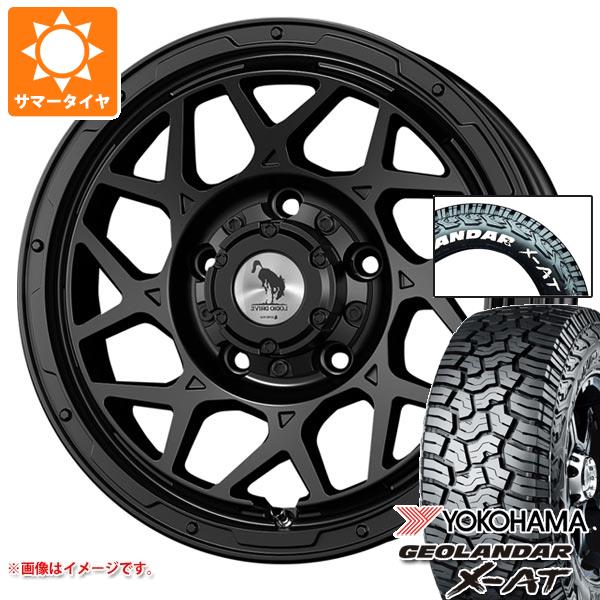 5本セット スズキ ジムニーシエラ JB74W用 サマータイヤ ヨコハマ ジオランダー X-AT G016 225/70R16 103S ホワイトレター ロディオドライブ 8M モノ 6.0-16