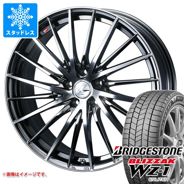 スタッドレスタイヤ ブリヂストン ブリザック WZ-1 225/55R18 102Q XL レオニス FR 8.0-18