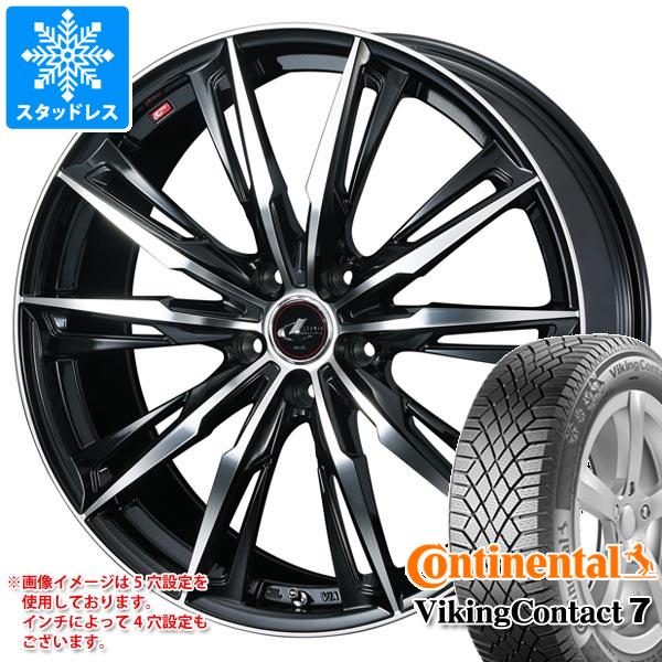 スタッドレスタイヤ コンチネンタル バイキングコンタクト7 215/50R17 95T XL レオニス GX 7.0-17｜tiremax