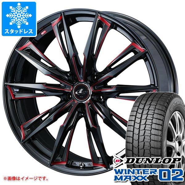 2024年製 スタッドレスタイヤ ダンロップ ウインターマックス02 WM02 165/65R15 81Q レオニス GX 4.5 15 : leogxrd 23102 : タイヤマックス