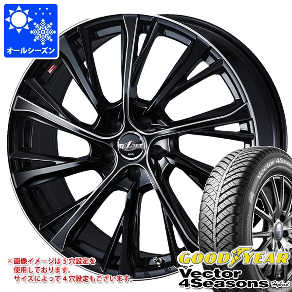 オールシーズン 215/50R17 95H XL グッドイヤー ベクター 4シーズンズ ハイブリッド レオニス JG 7.0-17