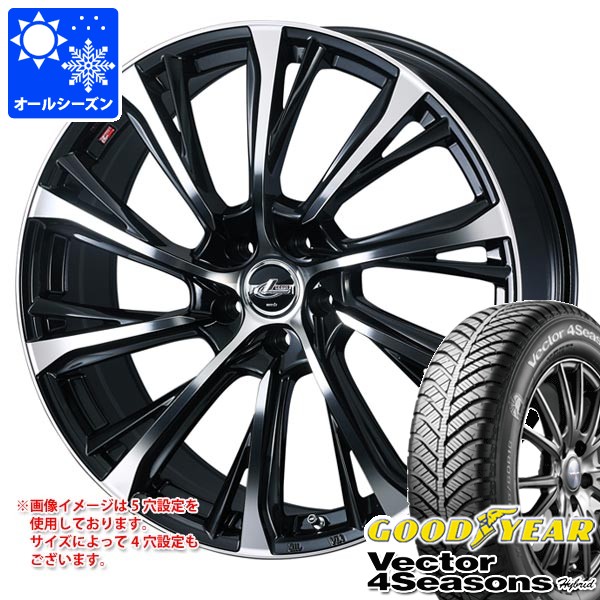 レオニス SV 215/45R/17 4本 WEDS（ウェッズ） オールシーズン 215/45R17 91H XL グッドイヤー