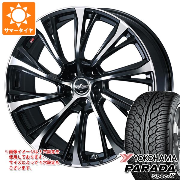 サマータイヤ 235/55R20 102V ヨコハマ パラダ スペック-X PA02 レオニス JG 8.5-20