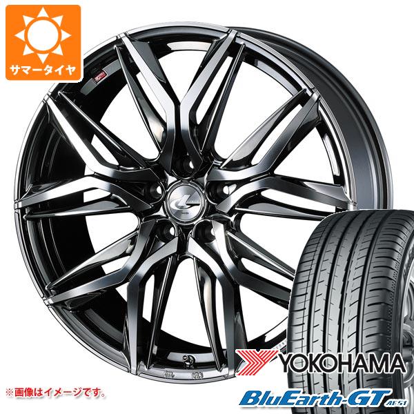 サマータイヤ 215/45R17 91W XL ヨコハマ ブルーアースGT AE51 レオニス LM 7.0 17 :leolmbmc 31280:タイヤマックス