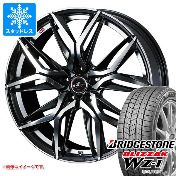 スタッドレスタイヤ ブリヂストン ブリザック WZ-1 225/65R17 102Q レオニス LM 7.0-17