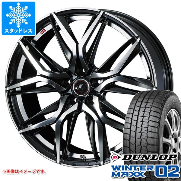 スタッドレスタイヤ ダンロップ ウインターマックス02 WM02 215/45R17 87Q レオニス LM 7.0 17 :leolmpb 23061:タイヤマックス