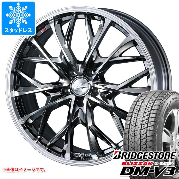 スタッドレスタイヤ ブリヂストン ブリザック DM-V3 245/65R17 107Q レオニス MV 7.0-17
