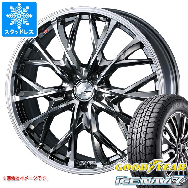スタッドレスタイヤ グッドイヤー アイスナビ7 215/50R17 91Q レオニス MV 7.0-17