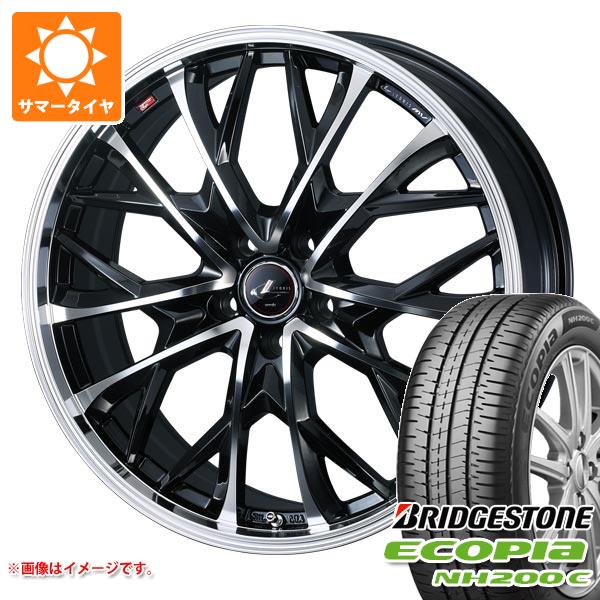 2023年製 サマータイヤ 175/65R15 84H ブリヂストン エコピア NH200 C レオニス MV 5.5 15 :leomvpb 38140:タイヤマックス