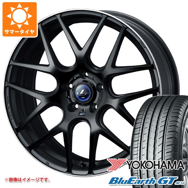 サマータイヤ 205/45R17 88W XL ヨコハマ ブルーアースGT AE51 レオニス ナヴィア 06 6.5 17 :leonav6b 31279:タイヤマックス