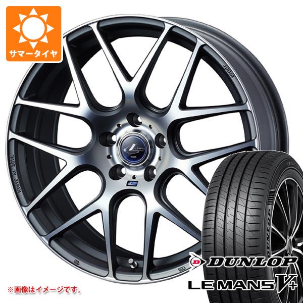 サマータイヤ 225/40R19 89W ダンロップ ルマン5 LM5+ レオニス ナヴィア 06 8.0 19 :leonav6g 40275:タイヤマックス