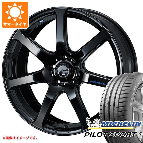 サマータイヤ 215/40R18 85Y ミシュラン パイロットスポーツ4 レオニス ナヴィア 07 7.0-18