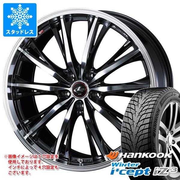 スタッドレスタイヤ ハンコック ウィンターアイセプト iZ3 X for SUV W636A 225/60R18 100H レオニス RT 8.0-18