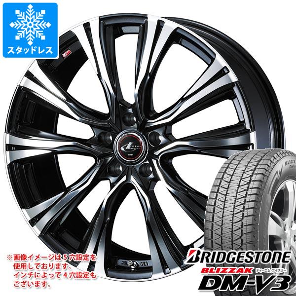 ブリザック - スタッドレスタイヤ ブリヂストン DM-V3 235/55R20 102Q レオニス VR 8.5-20 タイヤ、ホイール-自動車