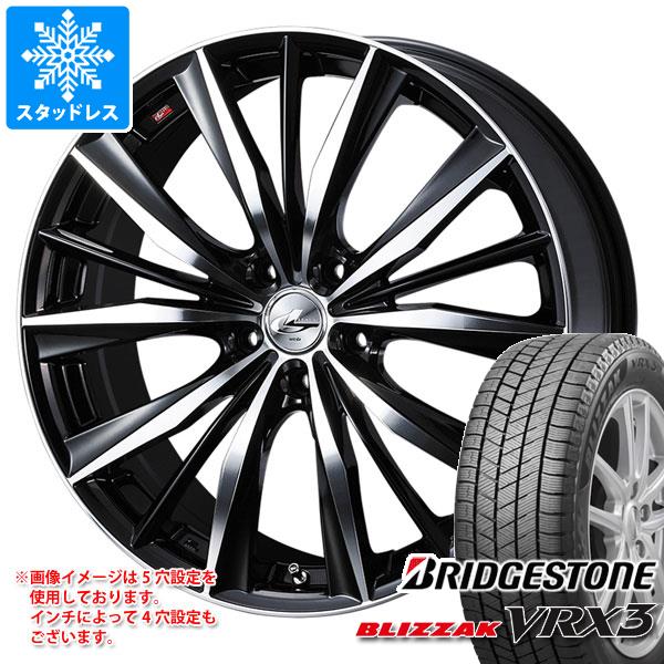 スタッドレスタイヤ ブリヂストン ブリザック VRX3 215/50R18 92Q レオニス VX 7.0 18 :leovxbk 37498:タイヤマックス