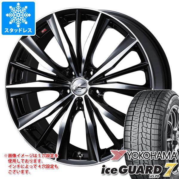 スタッドレスタイヤ ヨコハマ アイスガードセブン iG70 225/55R19 103Q XL レオニス VX 7.5 19 :leovxbk 39565:タイヤマックス