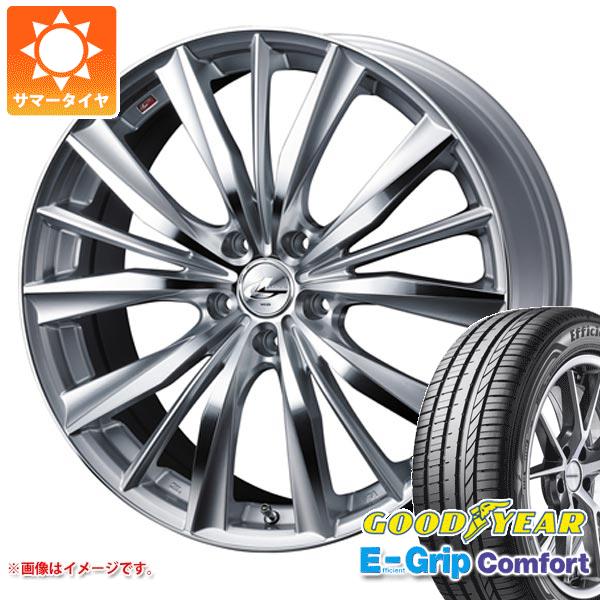 WEDS - 夏場タイア 245/35R20 95W XL グッドイヤー エフィシエントグリップコンフォート レオニス VX 8.5-20