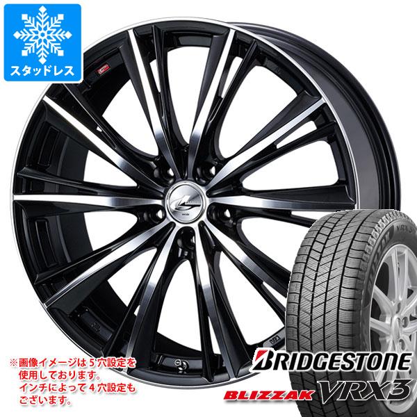 スタッドレスタイヤ ブリヂストン ブリザック VRX3 175/60R15 81Q レオニス WX 5.5 15 :leowxbk 37548:タイヤマックス