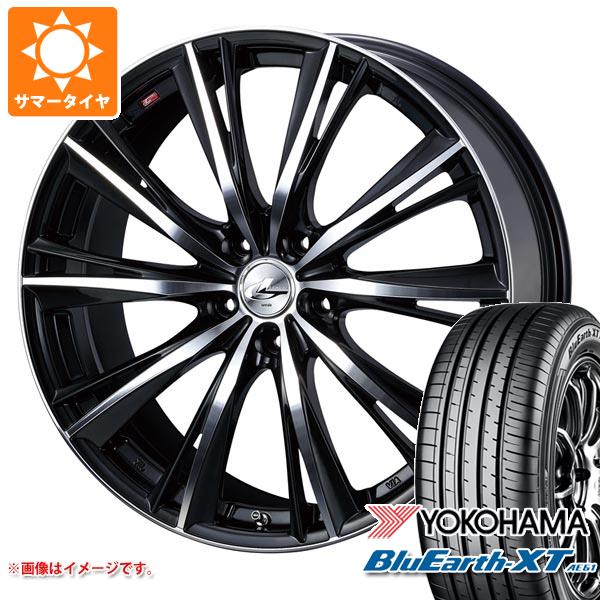 サマータイヤ 215/50R18 92V ヨコハマ ブルーアースXT AE61 レオニス WX 7.0 18 :leowxbk 34387:タイヤマックス